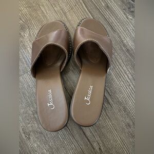 3/$25 Jessica Tan Women's Slide Sandals